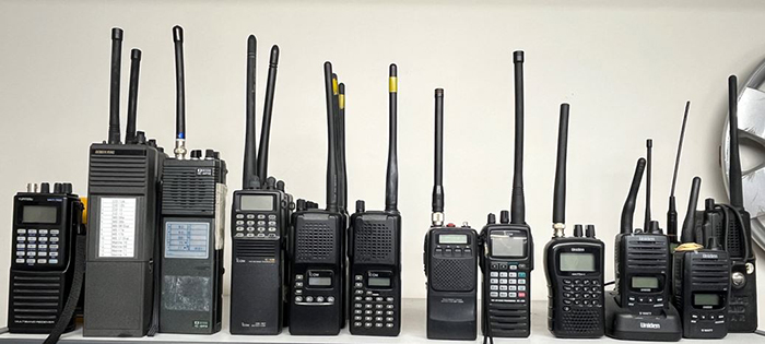 Radio times - Police handsets through the years.