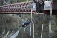 South: The great southern experience - the torch goes on a bungey jump