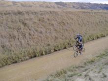 South: On the Central Otago Rail trail.