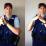 Constable Debi Leahy signing New Zealand Sign Language week.