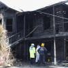 Police, Fire and forensic examiners at the scene