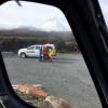 Rescuers on Tongariro Alpine Crossing