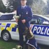  Waikato Senior Constable Blair Spalding and police dog Rush