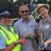 Senior Sergeant Cynthia Fairley, Lindsay from Rural Support and Saniya from Safe in the South