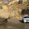 Police vehicle at Cape Kidnappers