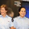 From left: Superintendent Lauano Sue Schwalger, Superintendent Tusha Penny