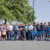 Players and organisers at the Communities Football Cup