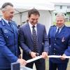 Commissioner of Police Mike Bush, Minister of Police Hon Stuart Nash and Senior Constable Craig Henneker: Photo Gisborne Herald