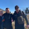 Joseph and rescue staff