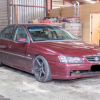 Maroon Holden Commodore