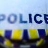 Police car bonnet covered with frost