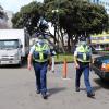 Wellington Area Commander Inspector Dean Silvester (left) and Wellington Area Prevention Manager Senior Sergeant Warwick McKee o