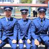 Left to right: Top student for Wing 348 and previous Police Emergency Call Taker and Dispatcher Constable, Lewis Ferguson; Const