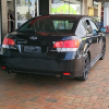 Black Subaru Legacy saloon, sought for Masterton aggravated burglary