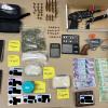 A number of illegal items were located at the Auckland Central address