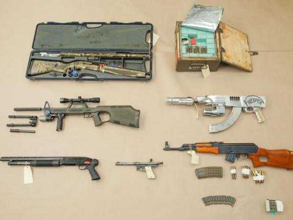 Firearms seized