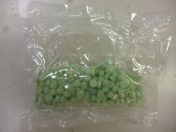 Some of the MDMA pills seized