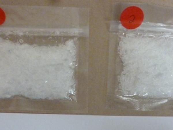 Some of the methamphetamine seized