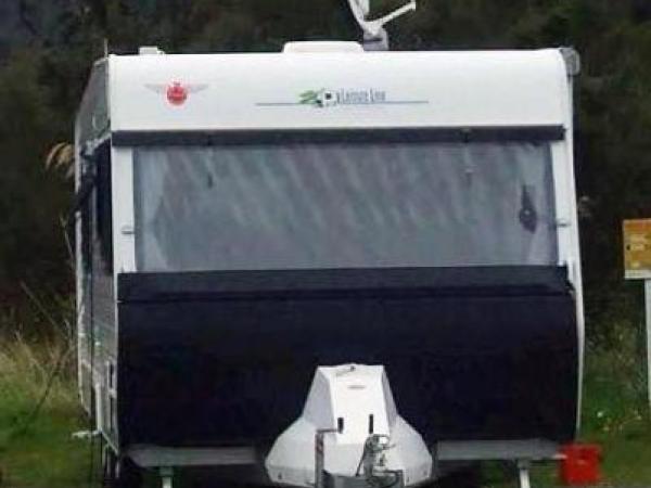 Photograph of stolen Leisure Line caravan