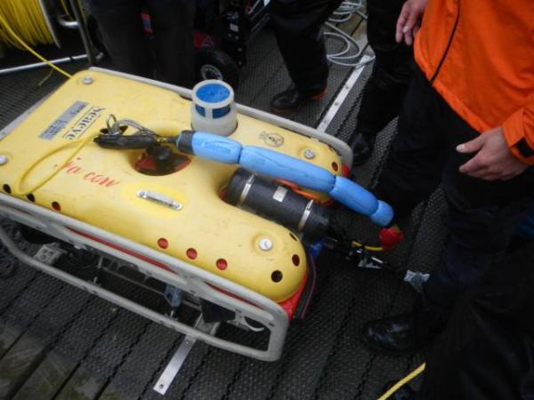 Photo of RNZ Navy ROV supplied by Royal NZ Navy