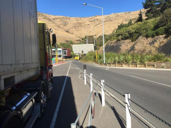 Lyttelton tunnel weigh pits 