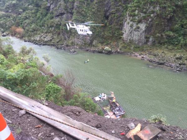 Manawatu Gorge rescue 