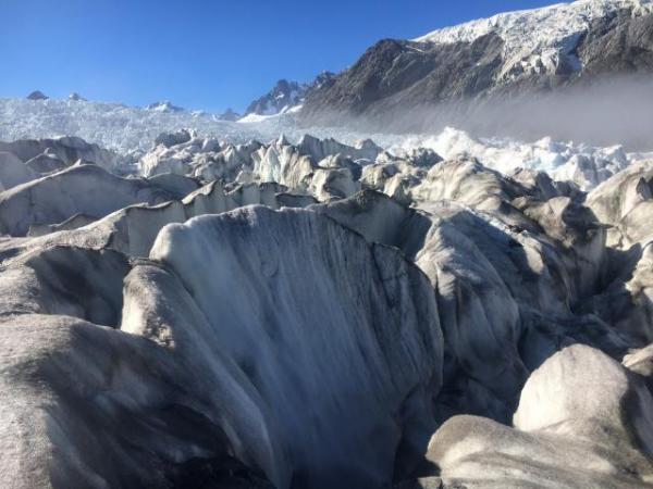 The area of Fox Glacier where the remains were found (Xavier Fournier, Mountain Guide)