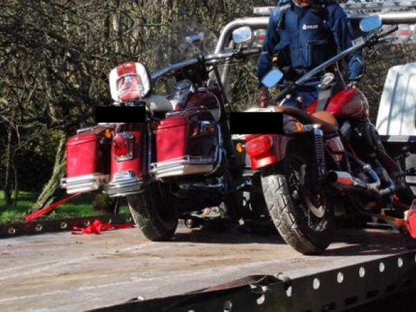  Harley Davidson motorcycles were seized in Operation Flag