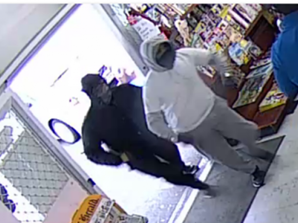 Two offenders from the robbery at Kingsway superette