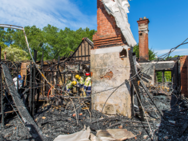 Mornington fire damage 