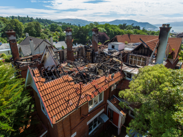 Mornington fire damage