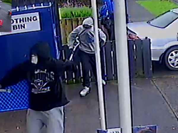 CCTV footage of the three offenders