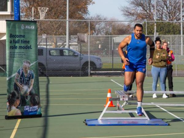 Neiria Fomai - Magpie and Samoan rep - takes it in his stride