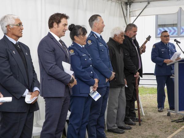 Formal welcome at Mahia Police Station