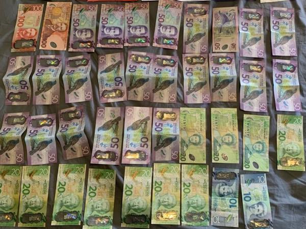 Cash recovered during a Ngaruawahia search warrant.