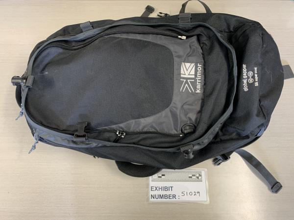 Wairarapa black backpack