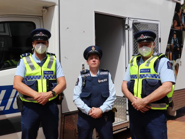 Wellington staff on the beat for Operation Mahi Ngātahi this week met up with  ‘Officer O’Leary’ of Wellington Paranormal fame 