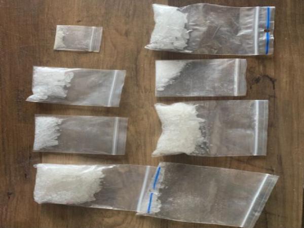 Drugs seized at yesterday's warrant