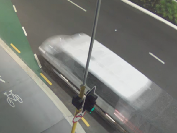 Police want to speak to the driver of this white van