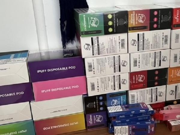 Examples of vape products recovered by Northland Police