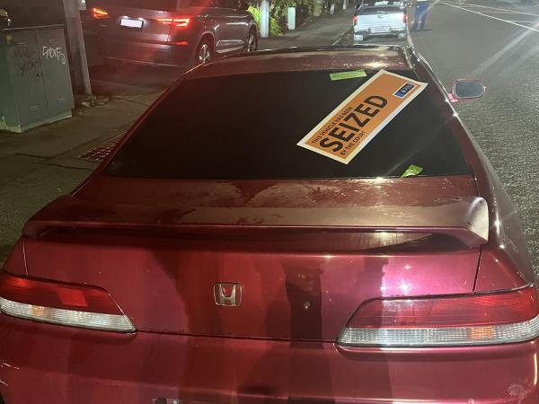 Vehicle seized