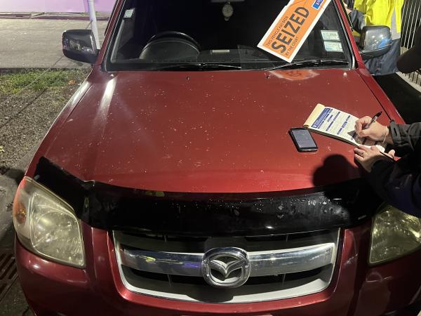 Vehicle seized 2