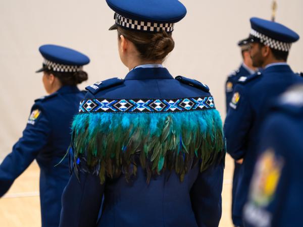 Police graduation ceremony