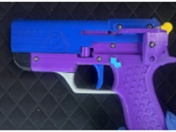 3D-printed firearm seized