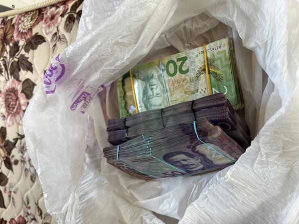 Cash seized