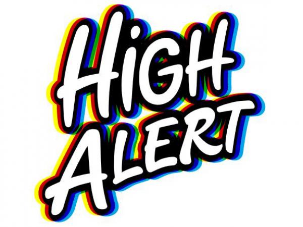 High alert logo