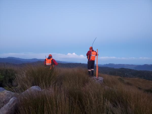 Search and Rescue teams work to locate a lost adventure runner in Nelson Bays.