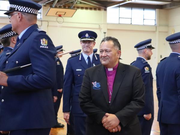 Patron Bishop Kito and Commissioner Coster also inspected the wing.