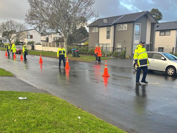 The checkpoint in action.