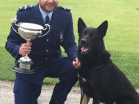 Senior Constable Dave Robison and Issac are the national champions